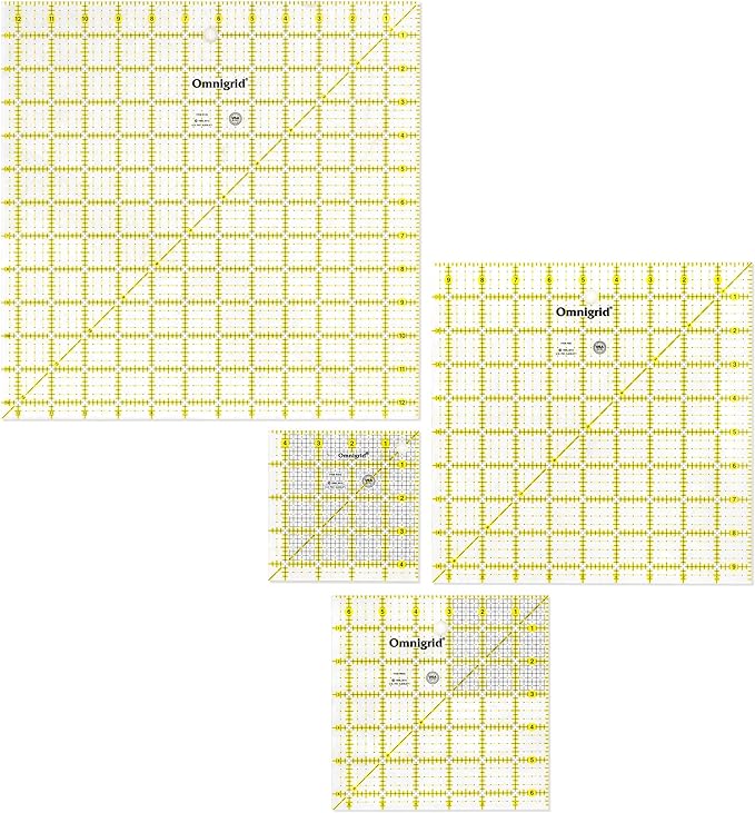 Omnigrid R45125S 12-1/2-Inch Square Value Pack, 4-Count