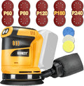 Random Orbital Sander for DEWALT 20v Battery, 5-Inch Variable Speed Orbital Hand Sander with Dust Collector for Sanding and Polishing (Tool Only,No Battery)