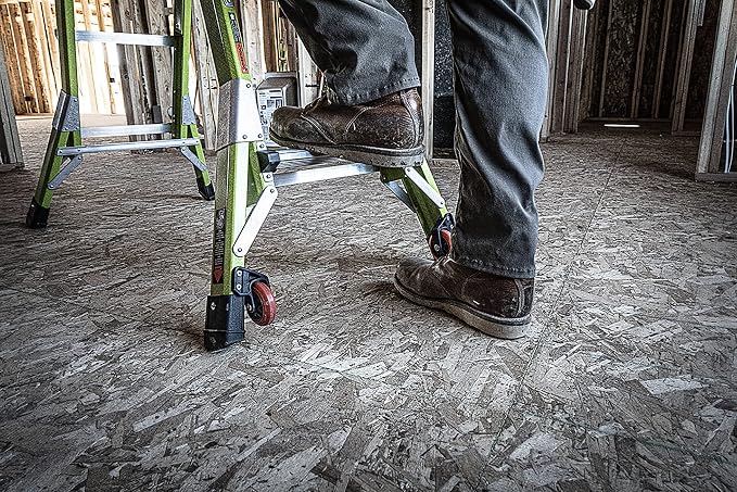 Little Giant Ladder Systems Dark Horse 2.0, M17, 17ft, Multi-Position Ladder, Fiberglass, Type 1A, 300 lbs Weight Rating, (16117-001)
