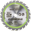 Genesis 6-1/2" Thin-Kerf 24T Circular Saw Blade for Genesis GLCS2065B Cordless Circular Saw