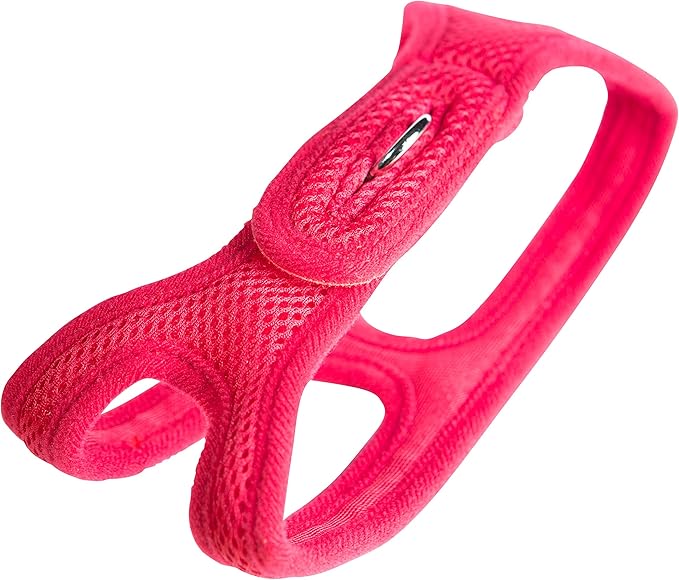 Velpro Mesh Pet Shoulder Harness Collar, 13"-14", Red