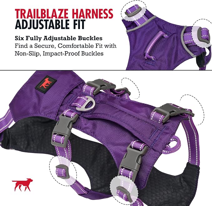 Tuff Pupper Escape Proof Dog Harness for Extra Small Dogs | No Pull Lightweight Adjustable Harness | No Escape Multifunctional Outdoor Pet Gear | Strong Durable Breathable | Secure Comfortable Fit