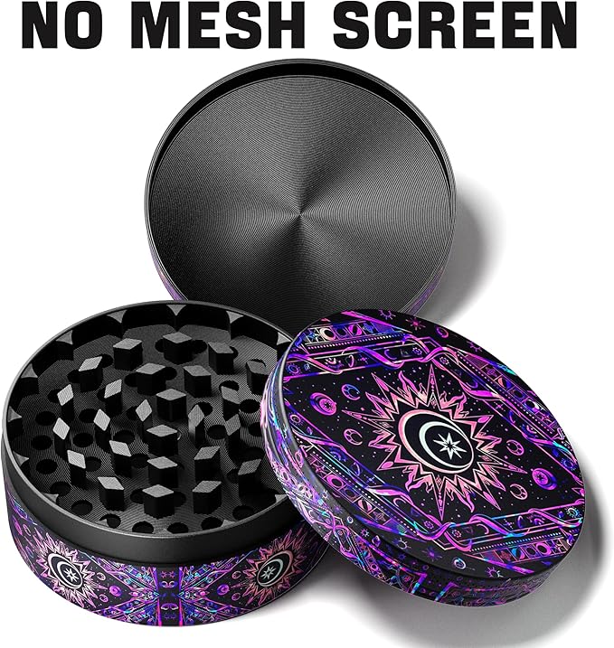 Grinder Manual Grinder for Kitchen (Purple)