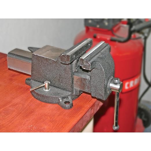Yost Vises 906-AS 6" Heavy Duty Steel Bench Vise, Black