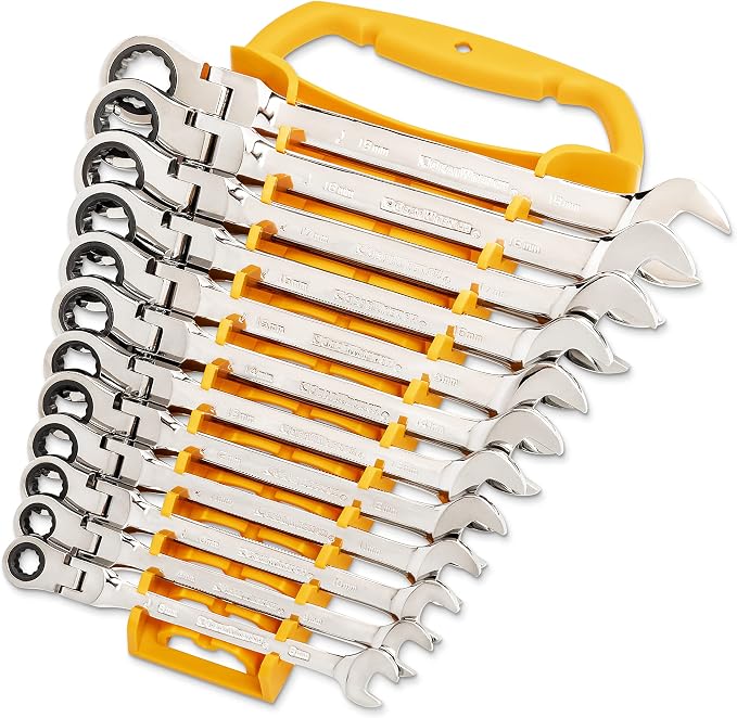 GEARWRENCH 25-Pc. Flex Combination Ratcheting Wrench Set, SAE/MM - 86730 (Pack of 2)
