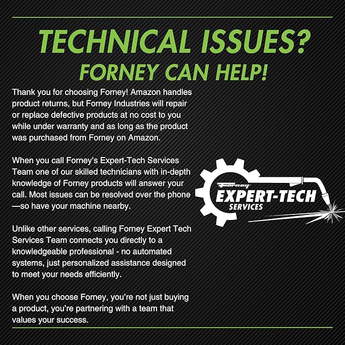 Forney 271 Easy Weld 140 MP Multi-Process Welder - Versatile 3-in-1 Welding Machine for MIG, DC TIG, and Stick Welding Application