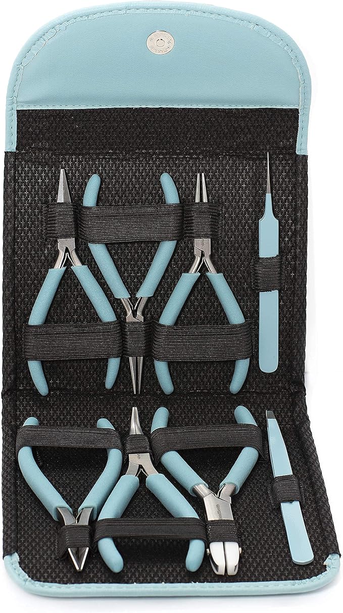 The Beadsmith Fashion Color Pliers, Jewelry Making Supply Set of 8