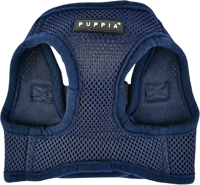 PUPPIA International PUAH305NYLG Soft Harness B Vest, Large, Navy