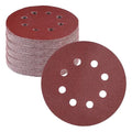 WORKPRO 50-Piece 120 Grit Sanding Discs - 5-Inch 8-Hole Hook and Loop Sandpaper for Random Orbital Sander (Not for Oscillating Tools or Mouse Sander)