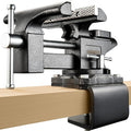 Bench Vise 6", Vice for Workbench with Heavy Duty Forged Steel Construction, Built-in Pipe Jaw and Swivel Base, Table Vise for Woodworking, Home Workshop Use and DIY Job