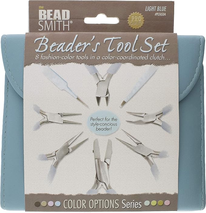 The Beadsmith Fashion Color Pliers, Jewelry Making Supply Set of 8
