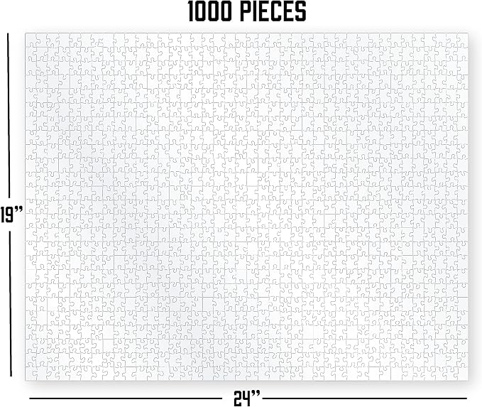 The Clearly Impossible Puzzle 100, 200, 500, 1000 Pieces Hard Puzzle for Adults Cool Difficult Puzzles Clear Hardest Puzzle - Difficult Funny Puzzle for Adults (1000 Piece)