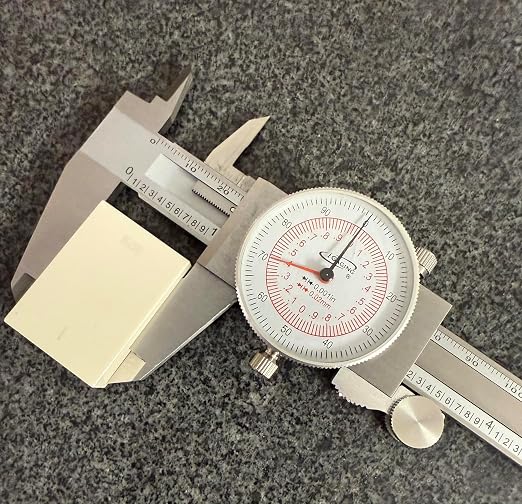 iGAGING 6-Inch 150 mm Dial Caliper, Dual Reading Scale, Metric and SAE Standard Measurement