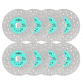 Rock Slab Grinding Disc - 4.5 inch Glass Cutter Disc (8pcs), Granite Cutting Blade, Diamond Grinder Wheel for Rock Slab, Stone, Tile, Marble, Granite, Glass Diamond Saw Blades