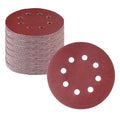 WORKPRO 100-Piece 220 Grit Sanding Discs - 5-Inch 8-Hole Hook and Loop Sandpaper for Random Orbital Sander (Not for Oscillating Tools or Mouse Sander)