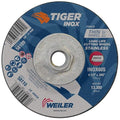 Weiler 58109 4-1/2 Inch Cutting Wheel, Tiger Inox Stainless Steel Contaminant-free High Performance Cutting, .045" INOX60S Type 27 5/8"-11 Hub, Pack of 10