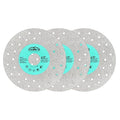 Tile Cutter Diamond Saw Blade for Angle Grinder - 4-1/2 Inch Ultra Thin Vacuum Brazed Tile Cutting Disc, 3PCS Glass Cutting Disc Diamond Blade for Tile, Marble, Granite, Glass, Stone