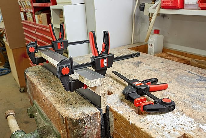 BESSEY EZR-SET, 6 In., One Hand Table/Track Clamp, Multi-Use