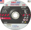 United Abrasives-SAIT 22047 A60S General Purpose Cut-Off Wheel (Type 27/Type 42 Depressed Center) 6" x .045" x 7/8", 50-Pack