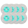 Rock Slab Grinding Disc - 3 inch Glass Cutter Disc (8pcs), Granite Cutting Blade, Diamond Grinder Wheel for Rock Slab, Stone, Tile, Marble, Granite, Glass Diamond Saw Blades