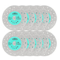 Rock Slab Grinding Disc - 5 inch Glass Cutter Disc(10pcs), Granite Cutting Blade, Diamond Grinder Wheel for Rock Slab, Stone, Tile, Marble, Granite, Glass Diamond Saw Blades