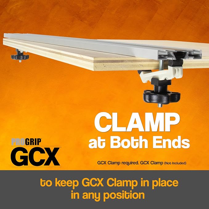 ProGrip GCX Edge Clamp Hold Down Clamp Pair for Angle and Tapered Cuts