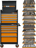 GEARWRENCH 791 Piece Master Mechanics Tool Set in Premium Modular Foam Trays with GSX Mobile Tool Storage | MEGAMODPRO