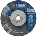 Weiler 58206 4-1/2 Inch Cutting Wheel, Tiger Aluminum Non-loading Contaminant-free High Performance Cutting, .045" ALU60S Type 27 5/8"-11 Hub, Pack of 10