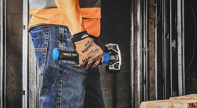 REAL STEEL Sledge Hammer, 3lb Drilling Club Hammer for Striking Rubber Grip Forged Jacketed Graphite 0508
