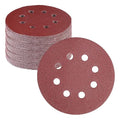 WORKPRO 50-Piece 100 Grit Sanding Discs - 5-Inch 8-Hole Hook and Loop Sandpaper for Random Orbital Sander (Not for Oscillating Tools or Mouse Sander)