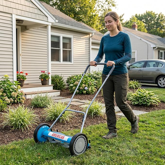 American Lawn Mower Company 2815-18 18-Inch 5-Blade Reel Push Lawn Mower