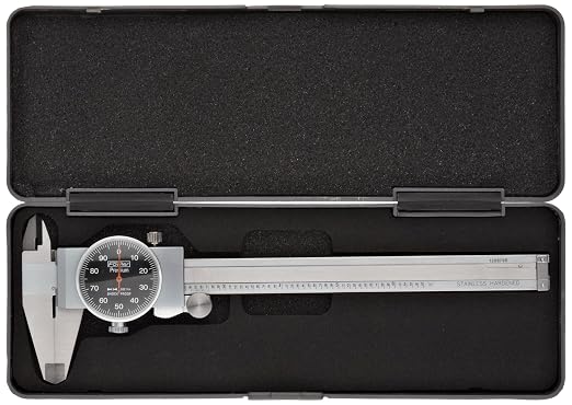Fowler 52-008-707-0, Premium Dial Caliper with 0-6" Measuring Range (Black)
