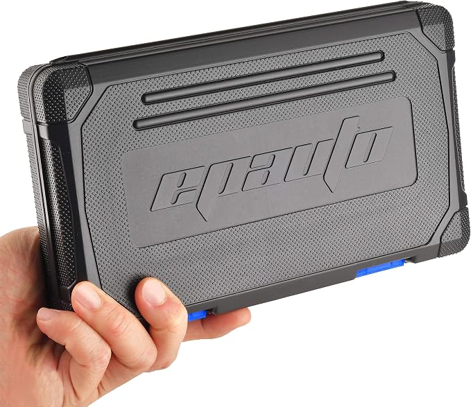 EPAuto 40 Pieces 1/4-Inch & 3/8-Inch Drive Socket Set, 72 Tooth Ratchet
