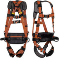 Warthog Comfort MAXX - Safety Harness for Construction – Fall Protection Equipment with Removable Belt and Lumbar Support, Side D-Rings, and Padding, OSHA & ANSI Compliant (S-M)
