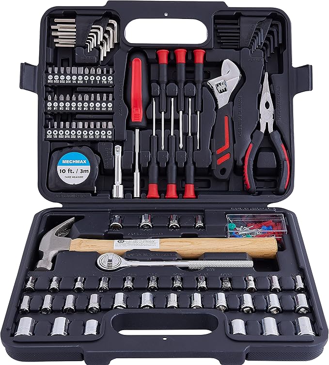 MECHMAX 149-Piece Home Tool Set with Socket and Wrench Kit
