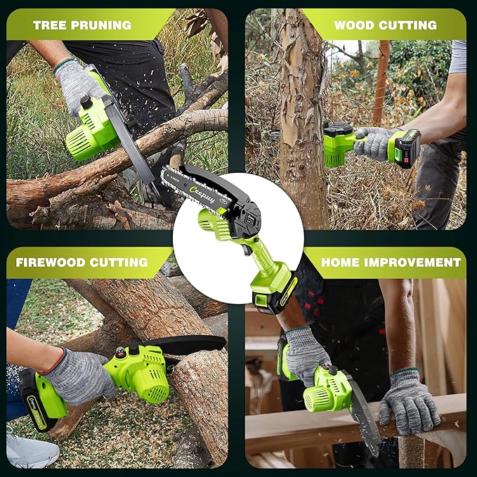 CEEPUY Mini Chainsaw Cordless,[2026 Upgraded] Electric Saw Gifts for Men Dad Husband Gardener, Cool Gadgets for Men 2026, Stocking Stuffers for for Women