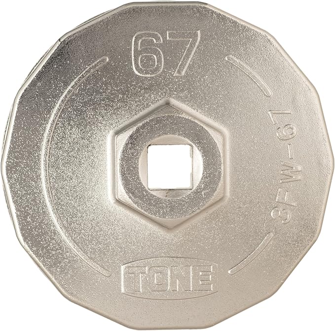 TONE Oil Filter Wrench 3FW-67 3/8" Inch Drive φ67