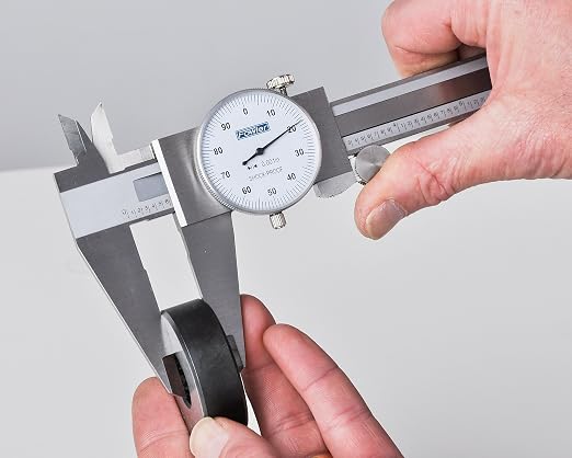 Fowler 52-008-709-0, Premium Dial Caliper With 0-150MM Measuring Range,Yellow