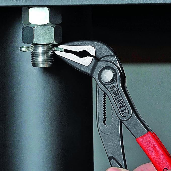 KNIPEX TwinGrip Pliers and KNIPEX 87 51 250 10-Inch Cobra ES Extra-Slim Pump Pliers Bundle