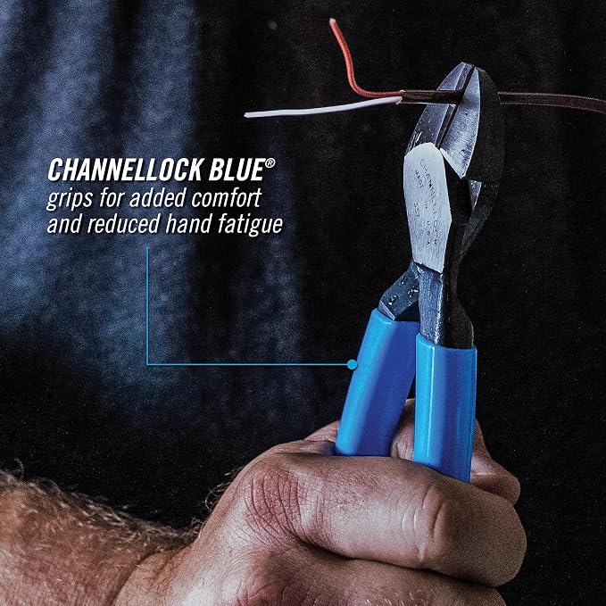 Channellock Diagonal Cutting Plier 337 - Precision Sidecutters, Wirecutters - 7 in