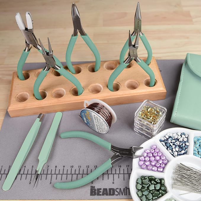 The Beadsmith Fashion Color Pliers, Jewelry Making Supply Set of 8