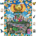 FIFA World Cup 2026 City Puzzle Atlanta Poster - Wooden Puzzle for Adult, 200 Pieces Irregular Shape Puzzle, 5MM Thick, Creative Collectible Gift for Fans, Officially Licensed Product, 9.3x11.8''
