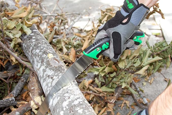 Notch Legacy 13" Saw High Carbon, Japanese SK5 Steel, Full Tang Blade with Bullnose Tip, Triple-Sharp Tri-Edge Teeth, includes Molded Scabbard with Rollers (40710)