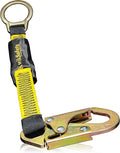 KwikSafety - Charlotte, NC - Dolphin Dorsal [1 Pack] 18" D-Ring Extender [Easy Hookup] ANSI Tested OSHA Compliant Harness Extension Lanyard Safety D Ring PPE Construction Roofing Fall Arrest Gear