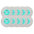 Rock Slab Grinding Disc - 3 inch Glass Cutter Disc (10pcs), Granite Cutting Blade, Diamond Grinder Wheel for Rock Slab, Stone, Tile, Marble, Granite, Glass Diamond Saw Blades