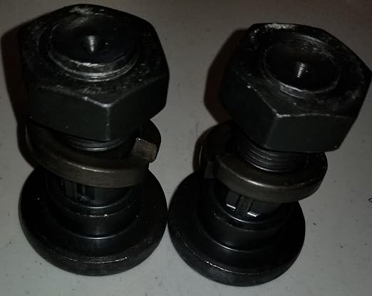 Replacement Bush Hog Rotary Cutter Blade Bolt Kit Code 63607, 2 Bolts with Nuts and Lock Washers