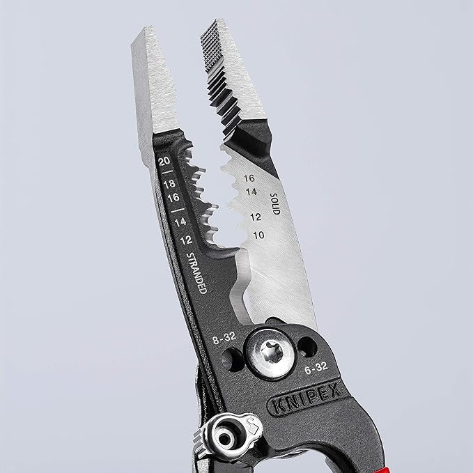 KNIPEX Tools 13 72 8 Forged Wire Stripper,8-Inch,(Pack of 2)