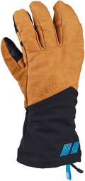 45NRTH 2024 Sturmfist 4 LTR Leather Gloves - Tan/Black Lobster Style Small
