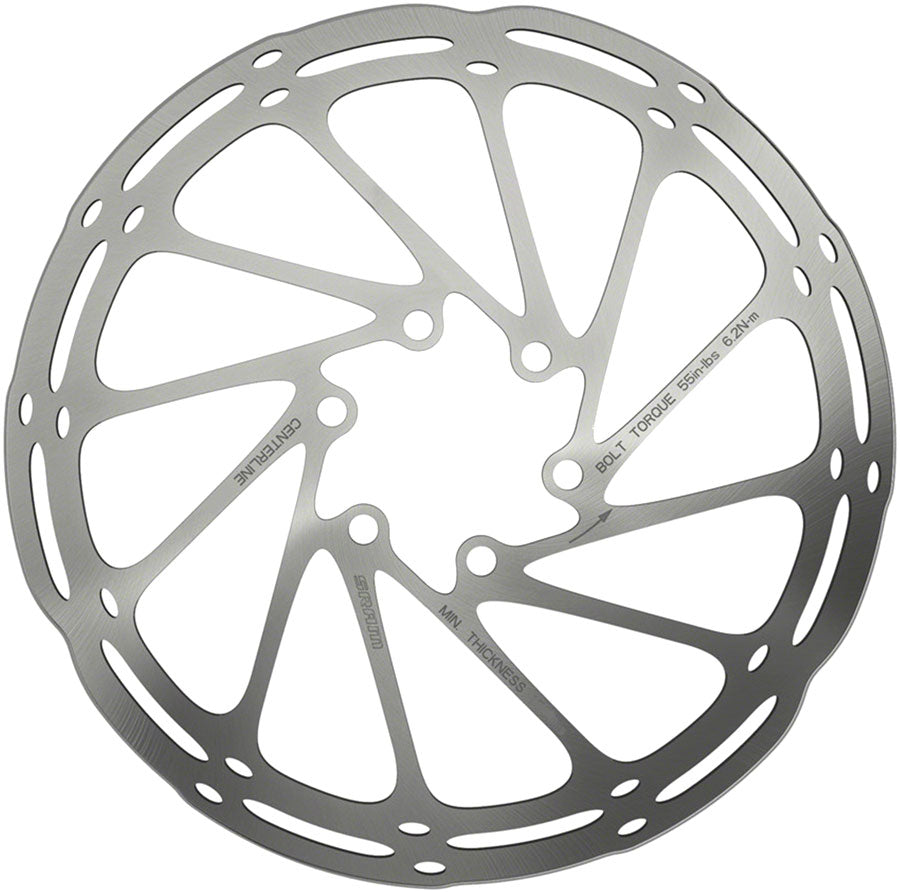 SRAM CenterLine Disc Brake Rotor - 160mm 6-Bolt 1.85mm