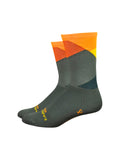 Sock DeFeet Ornot Intersection 6'' X-Large Olive